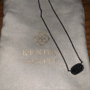 Kendra Scott all black necklace